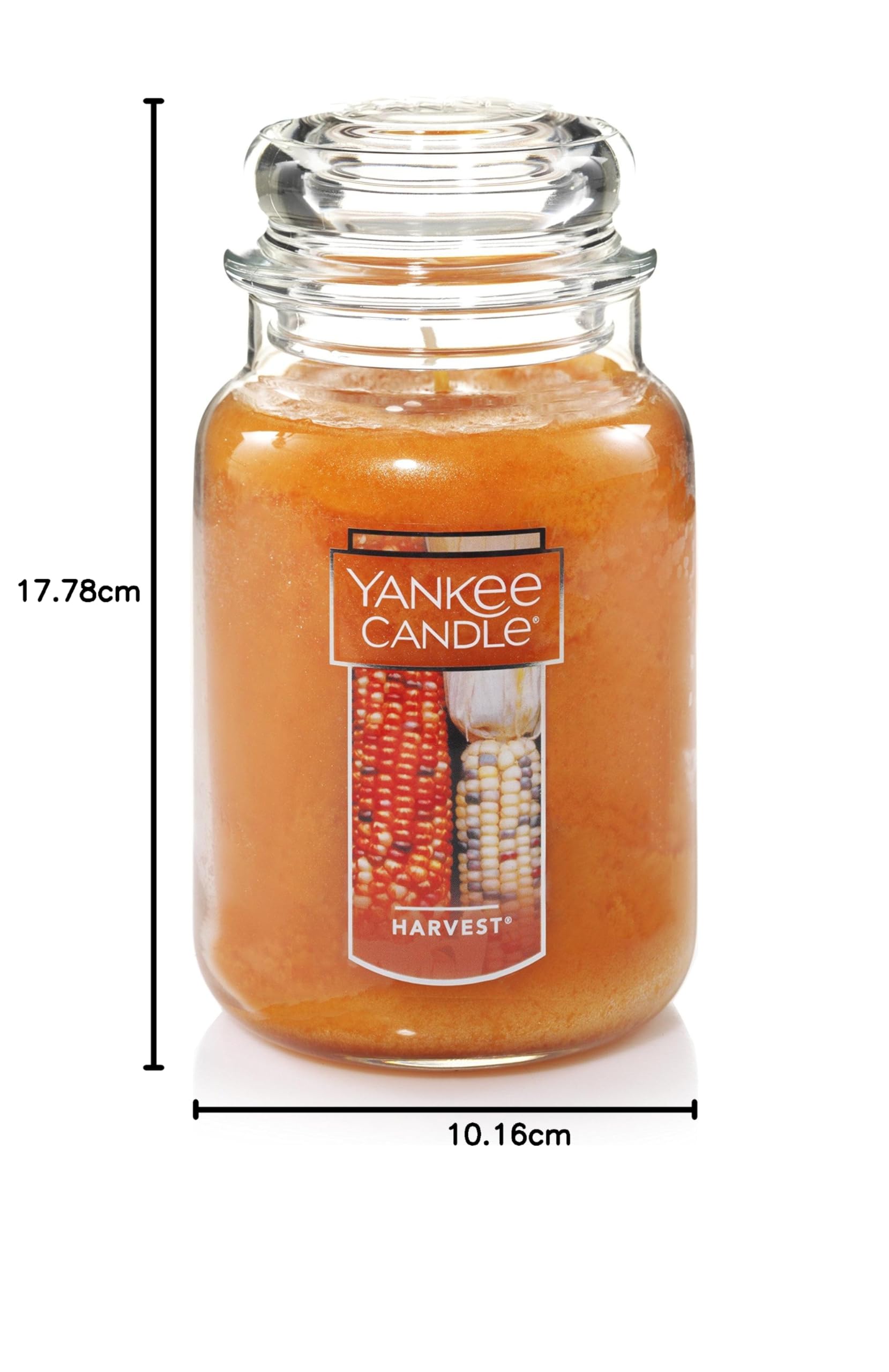 Yankee Candle Hasat Kokulu, Klasik 22oz Büyük Kavanoz Tek Fitil